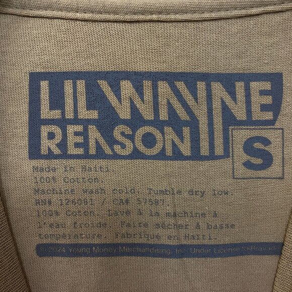Reason Lil Wayne A Milli Lightning Brown T-Shirt Small - Picture 4 of 4